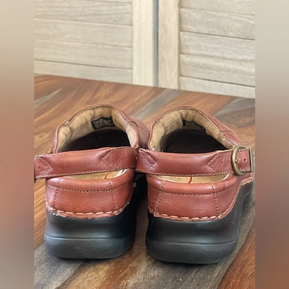 Klogs USA Leather Strap Back Shoes Size 9